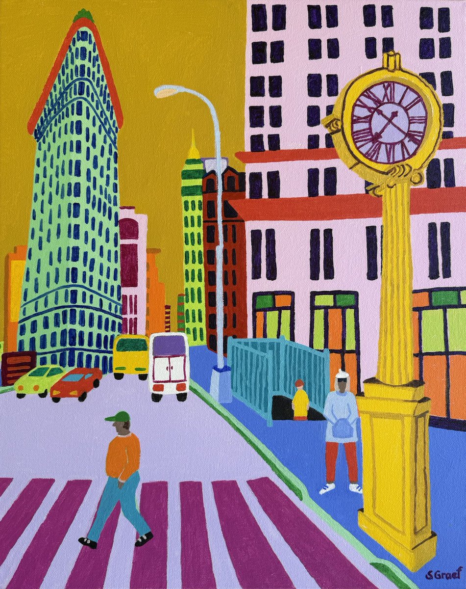 GraefArt's tweet photo. "Clock at the Flatiron" sold at the Affordable Art Fair NYC! Huge thanks to @SteidelContemporary for showing my work.
#AAFNYC #NYCArt #FlatironBuilding https://t.co/INszWnEGcT
