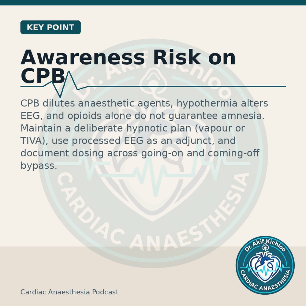 akifkichloo's tweet photo. Air Lock, AF &amp; Awareness
Coronary air lock, peri-op AF, blood conservation, awareness on CPB.
Cardiac Anaesthesia Podcast
#CardiacAnaesthesia #CardiacAnaesthesiaPodcast #MedEd #CardiacOR https://t.co/joEbx8jgsT