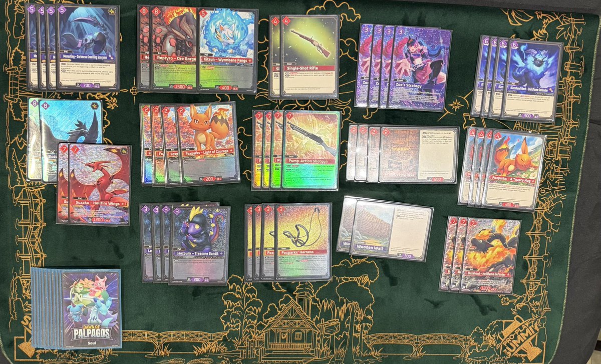 deohalili's tweet photo. top 4’d PPG day 2 Palworld. Shoutout to the sponsor @rollingryougi, my locals Rooted Games, and my future bsf teammates: Jowens and Chief! /*pivoted to fox, since Chillet didn’t hit for me day 1. deck needs work. would definitely add at least lamball*/ https://t.co/Dd24CK2AsI