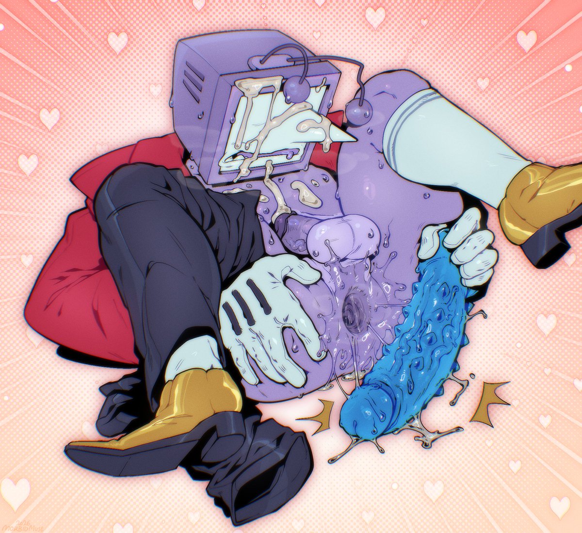 Morbid_TV's tweet photo. My pipis fell out

#tennaDeltarune #tenna #deltaruined #nsfwdeltrune https://t.co/H0PUrmcWKu