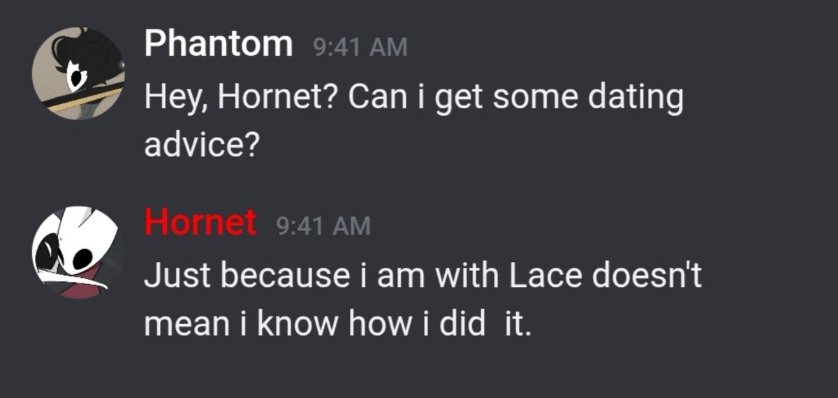 the_Nervy_'s tweet photo. I am so funny
#silksong #Hornet #Lacenet https://t.co/sZoORZ2N0j