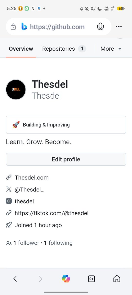 jonathanpeter_p's tweet photo. Secured the brand on GitHub today. https://t.co/EdKNUbov06