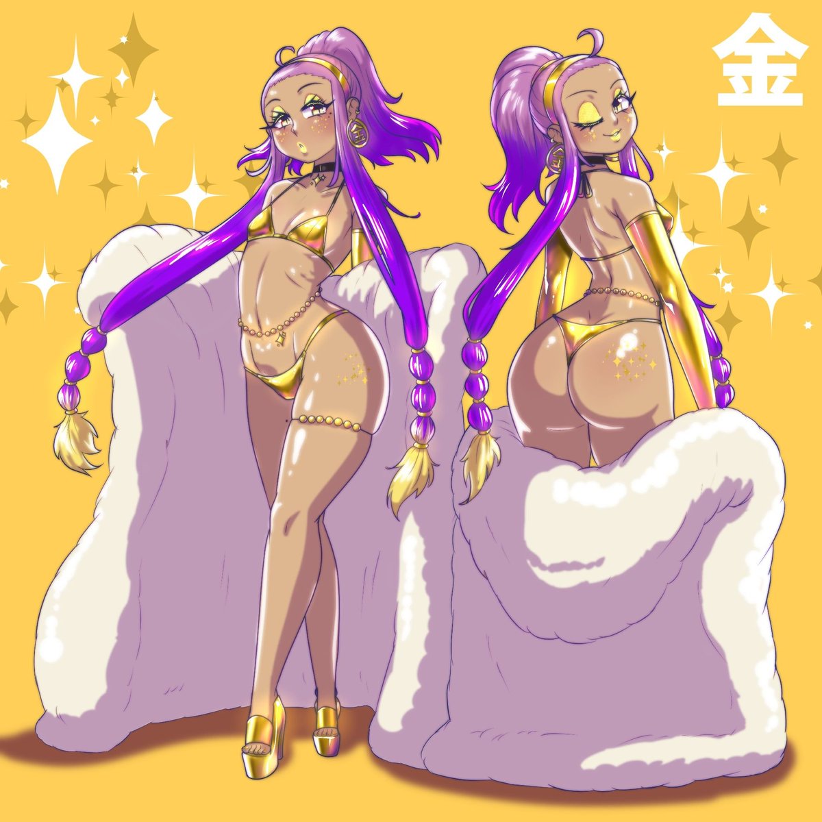 SUPERREFLEX_art's tweet photo. Made these for golden week this year 💛✨ https://t.co/EF1S6l27y3