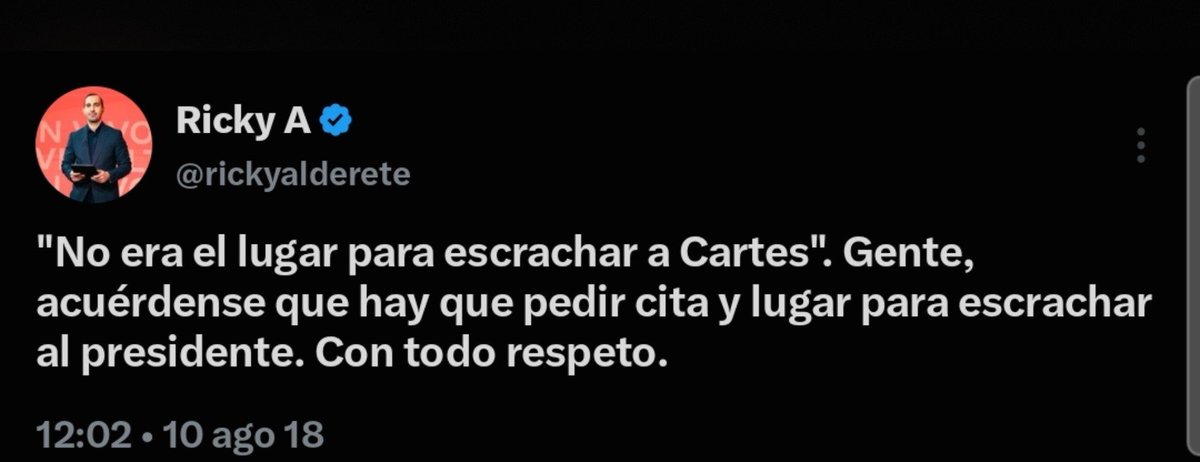 viviparedess98's tweet photo. Vergüenza seria ser un vendido. Ya estamos mejor @rickyalderete https://t.co/FCxYTM5PlE