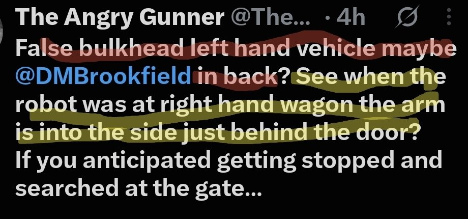 heyiwanafly's tweet photo. @TheAngry53586 @DMBrookfield Sigh

That's a robot opening the side door on a van, the same as most vans you see on the road.

Can you please show me where the fake partition is? Ive shown you what I consider a partition and the reason, what's your reasoning for this other van? https://t.co/BmSNM4BtVe