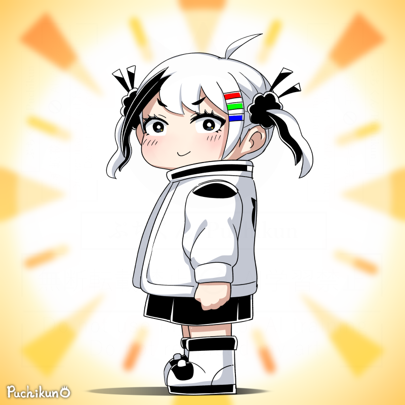 Monochi_World's tweet photo. Ohamonochi☀️ 
"Eye contact!"
#MonochiProject https://t.co/hNk1YCHKHg