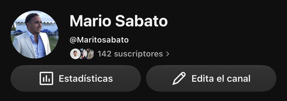 mario_sabato's tweet photo. Ya lo logramos pero YouTube no se dio cuenta jejeje!!

Me voy para TikTok me parece https://t.co/TANNmZUI6T