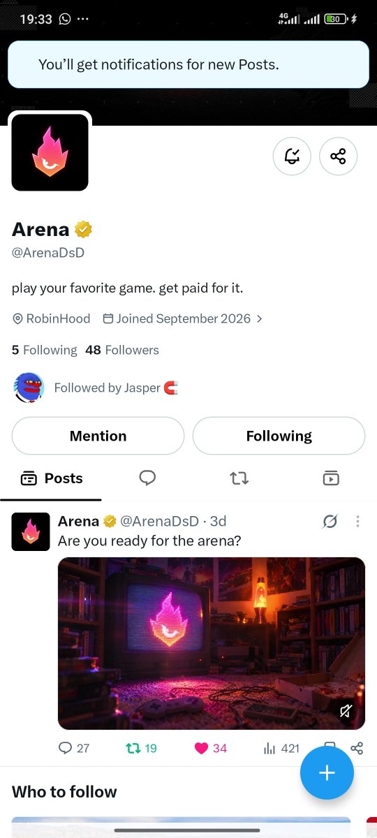 Ganza_01's tweet photo. @Jaspeeroo @ArenaDsD Following with nots on
I'm readyyyy🔥🔥🔥 https://t.co/WgIjHgBZ1q