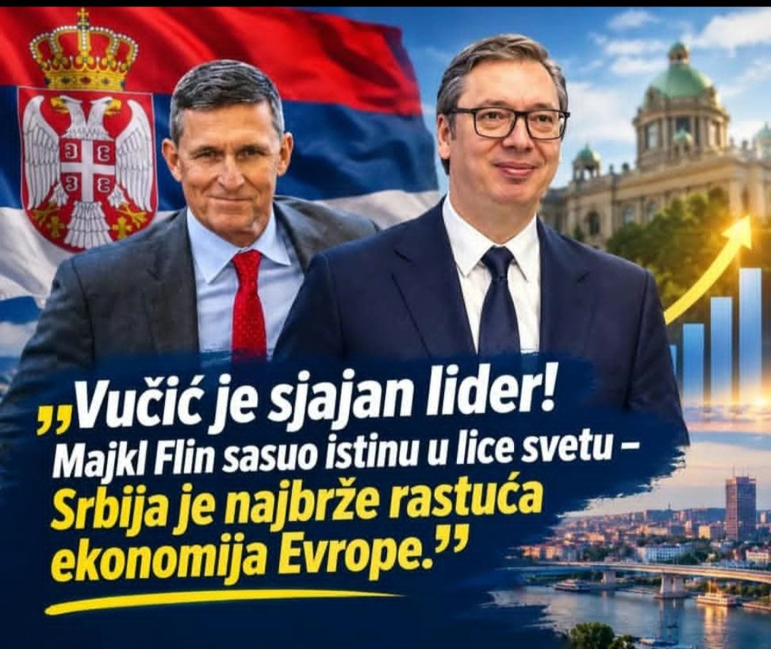 Natalileyy's tweet photo. Srbija je najbrže rastuća ekonomija u Evropi, a Vucic najbolji lider na svetu. Broj 11️⃣🏆🇷🇸 https://t.co/DcHgahhkMw