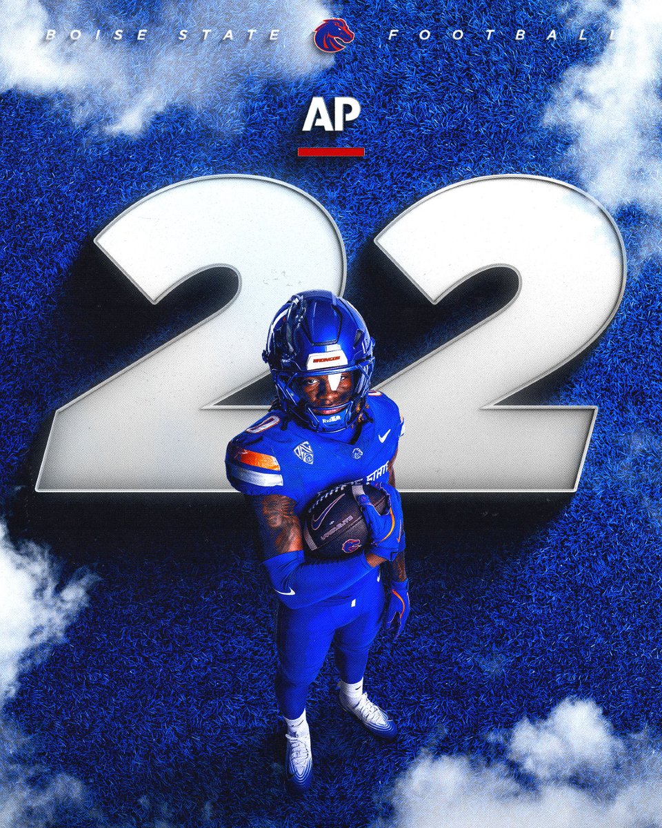 BroncoSportsFB's tweet photo. 𝗧𝗛𝗘 𝗕𝗥𝗢𝗡𝗖𝗢𝗦 𝗛𝗔𝗩𝗘 𝗘𝗡𝗧𝗘𝗥𝗘𝗗 𝗧𝗛𝗘 𝗔𝗣 𝗣𝗢𝗟𝗟

#BleedBlue | #BuiltDifferent https://t.co/dfV8R92nnK