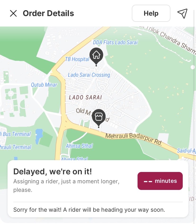 royynitish's tweet photo. @Flipkartminutes Order #OD338738833344684500 was promised within 15 minutes, despite the store being barely 400 metres away. Now it’s simply marked “delayed.” 🤡
Flipkart Minutes or Flipkart Hours? This is ridiculous—fix your delivery timelines and stop making false promises. https://t.co/IjMncKhOnJ