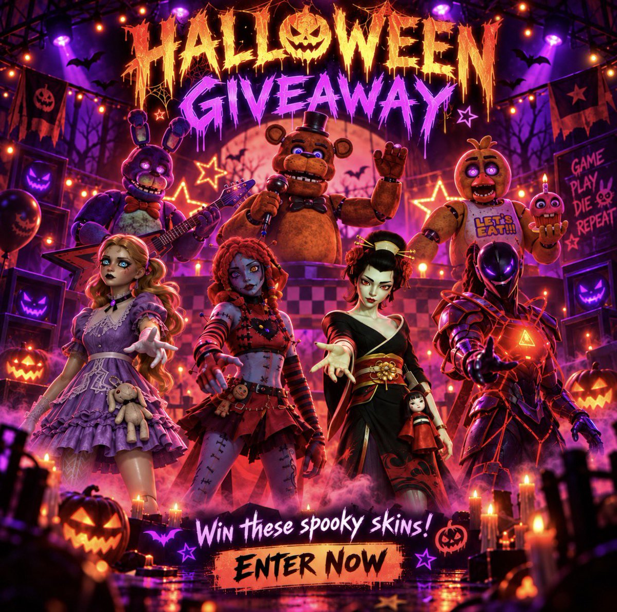 krch852's tweet photo. #KrchGiveaway 

SKIN OF CHOICE FROM ONE OF THE FOLLOWING COLLABS GIVEAWAY

1- Follow @krch852 &amp; @xMoonTrickZx
2-❤️ &amp; ♻️

Ends after 72H!! Good luck 🍀

Consider using code K-RCH if you wanna support me ❤️ https://t.co/wtGt3L9QsL