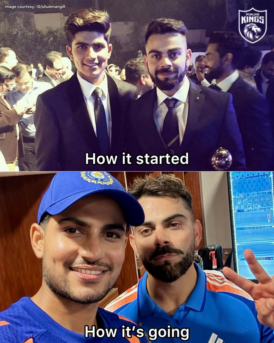 PunjabKingsIPL's tweet photo. The journey speaks for itself ❤️

#ViratKohli #ShubmanGill https://t.co/RsrSqNnITJ