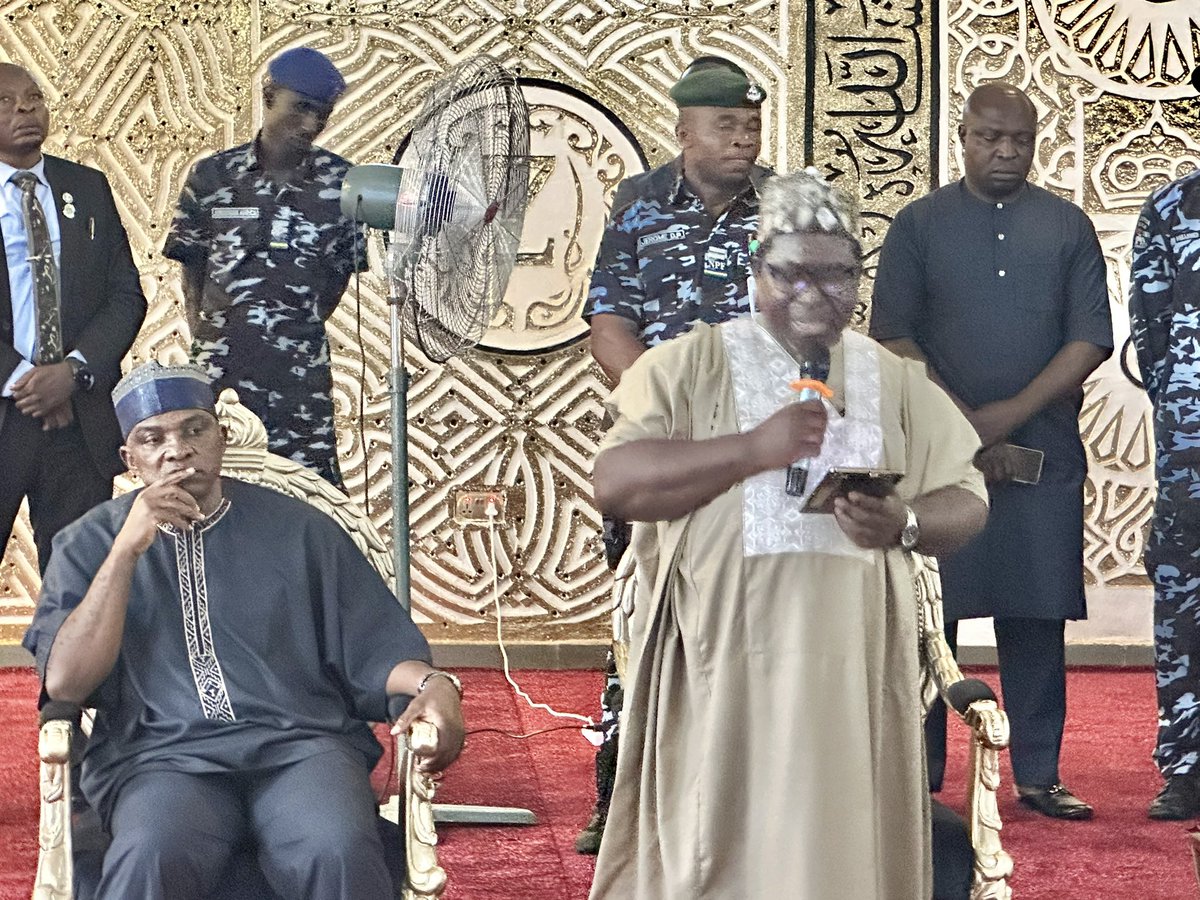 inecnigeria's tweet photo. #NigeriaDecides2027: “We Have No Candidates, No Party” — INEC Chairman Reaffirms Commission’s Neutrality

The Chairman of the Independent National Electoral Commission (INEC), Prof. Joash Amupitan, SAN, visited the Emir of Zazzau, Amb. Ahmed Nuhu Bamalli, CFR, as part of activities ahead of the Commission’s planned interactive meeting with staff and readiness assessment for the 2027 General Election at the zonal level.

The Chairman was accompanied by National Commissioners, the Acting Director-General of the Electoral Institute, his Chief Press Secretary, Chief Technical Assistant, Chief of Staff and other Special Aides,, as well as directors of the Commission, to the palace of the 19th Emir of Zazzau, where he described the visit as an important stakeholder engagement ahead of the 2027 electoral activities.

The visit formed part of the Commission’s stakeholder engagement as it intensifies preparations for the 2027 elections.

The INEC Chairman said the Commission considered traditional institutions important stakeholders in the electoral process because of their influenceand grassroots reach.

He said elections were fundamentally aboutthe social contract between citizens and those entrusted with public office, stressing that public trust remained critical to the success of democracy.

According to him, INEC was commencing its preparations early because of the size and complexity of conducting elections in Nigeria.

He said the Commission had moved away from last-minute preparations and was testing, auditingand strengthening its operational systems wellahead of the 2027 polls.

INEC Chairman told the Emir that the Commission was committed to neutrality, fairness and transparency.
“We have no candidates, we have no political party, we have no interest other than the sovereign will of the people of Nigeria,” he said.