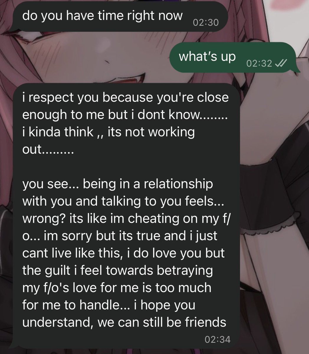 mikenekovaccine's tweet photo. 2 am and my girlfriend is giving me a fucking heart attack https://t.co/b4BmdvDNDj