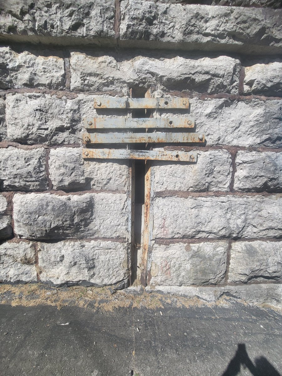 DownHomeWoman's tweet photo. Need to go back to building these for criminals. It might reduce the population if they realize what real consequences were. This one was built in 1860's & used until 1980. Cracks are reinforced with steel. Human rights need to side w/victims, not criminals.
#OldWays https://t.co/7PFlZkNrMt