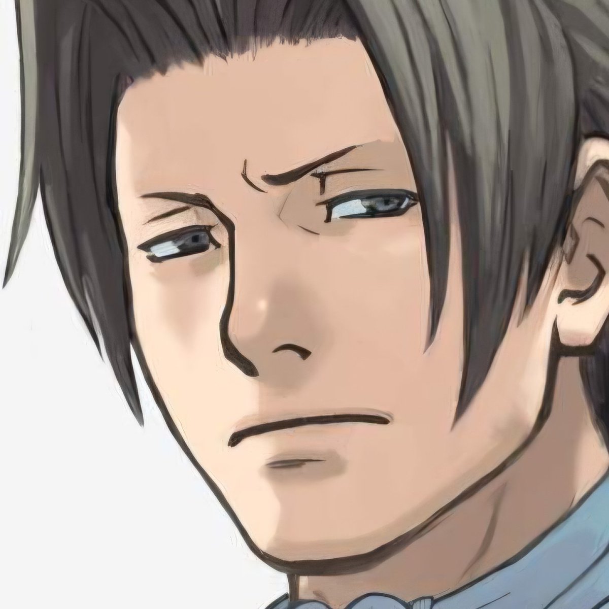 moonllitess's tweet photo. Miles "lethal face card" Edgeworth https://t.co/QhHcLNbwUu