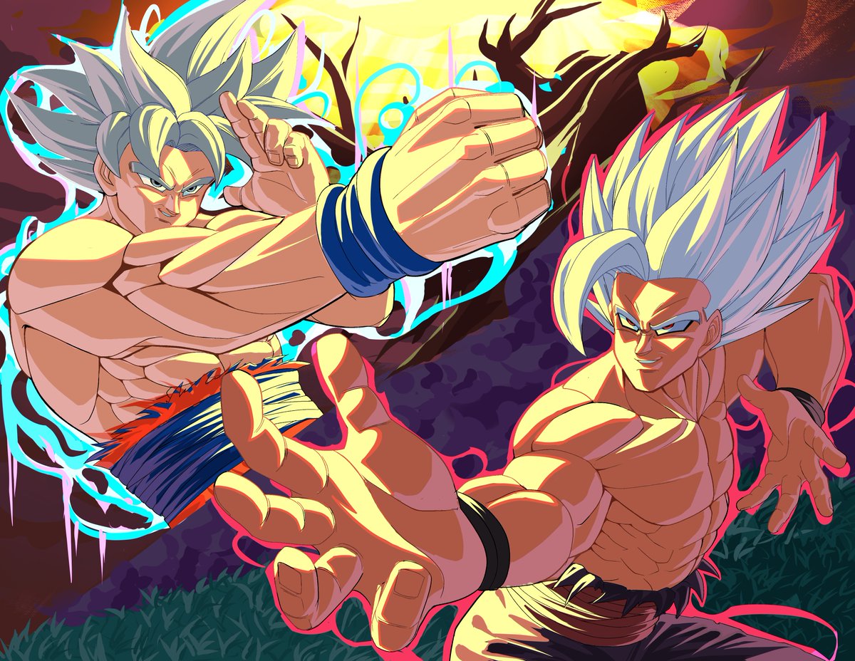 Kotu_tut's tweet photo. Goku v Gohan https://t.co/A0fu2UlqUT