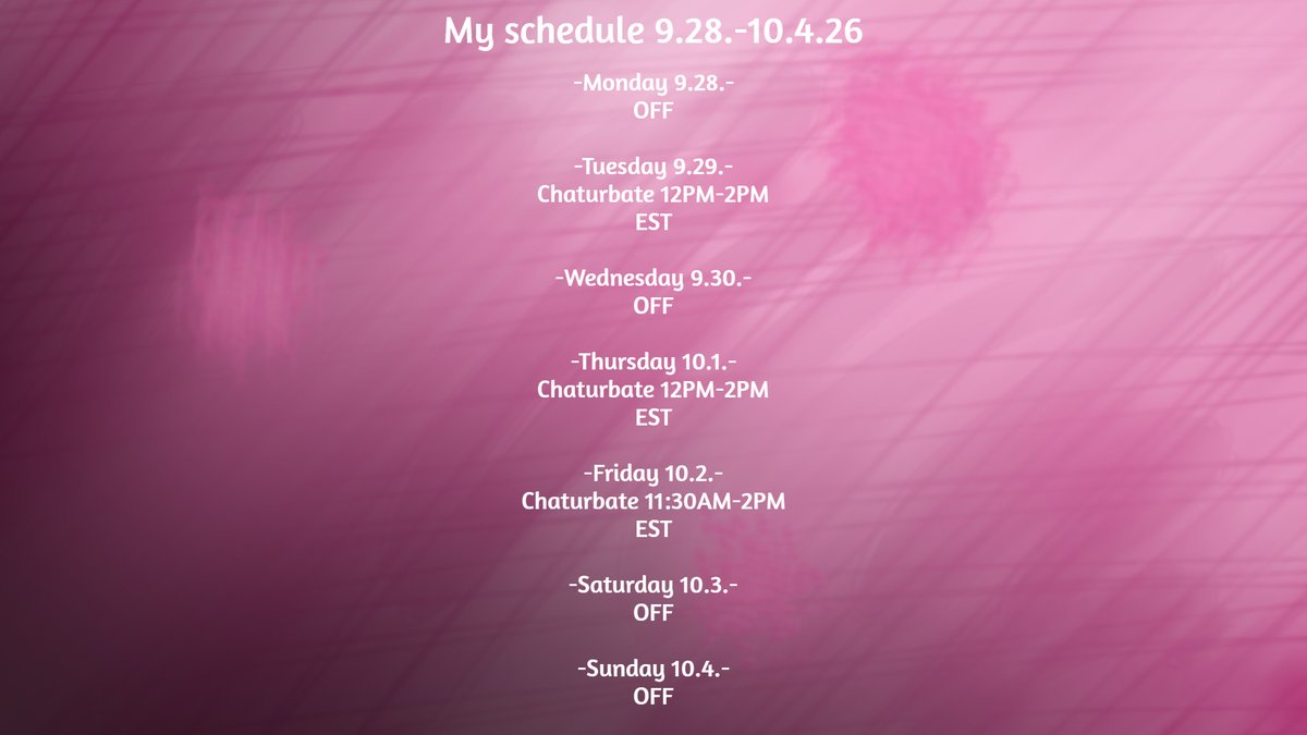 veronika_rosexx's tweet photo. Mein Klaender fuer die kommende Woche. Ich muss noch ein bissel langsam machen.
My schedule for the following week. I still gotta take it a bit slow. https://t.co/YEuzWj4SwY
