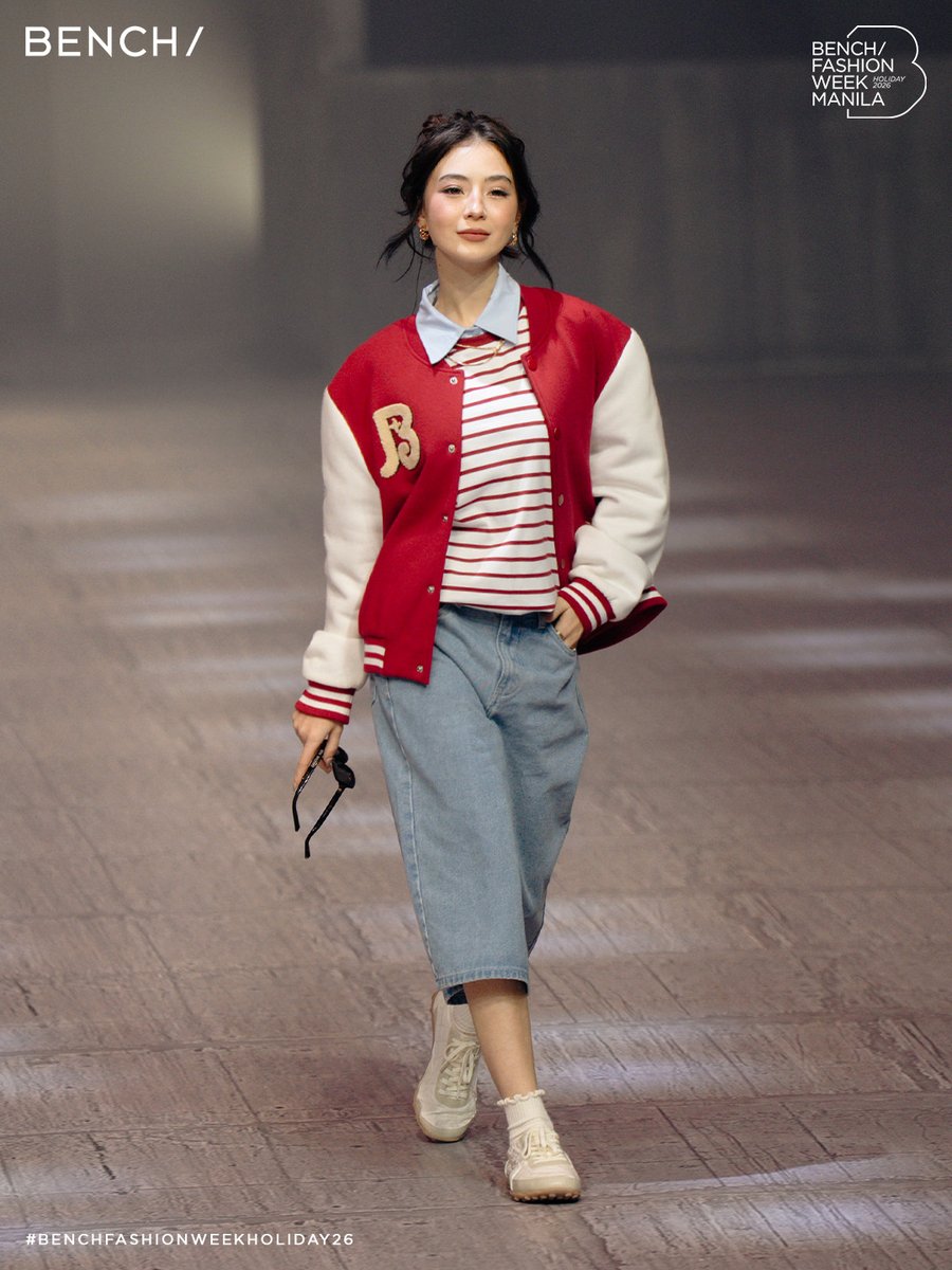benchtm's tweet photo. BENCH ORIGINALS | BENCH Fashion Week Holiday 2026 | Runway

NOTES ON THE COLLECTION:
Taking a nostalgic leap back in time, the BENCH Originals collection captures the electric, unfiltered energy of the 1990s and Y2K culture. The lineup subverts iconic retro codes with a contemporary edge, reworking slouchy denim, tactile nylon tracksuits, statement graphics, and utility cargo silhouettes for today’s street style scene. Combining brand heritage with high-octane nostalgia, the collection balances raw youth attitude with modern, polished proportions. It is an unapologetic celebration of an era that redefined global style, proving that classic cool only gets better with time.

#BENCHFashionWeekHoliday26

Full post here: https://t.co/yU1JcxU5vB