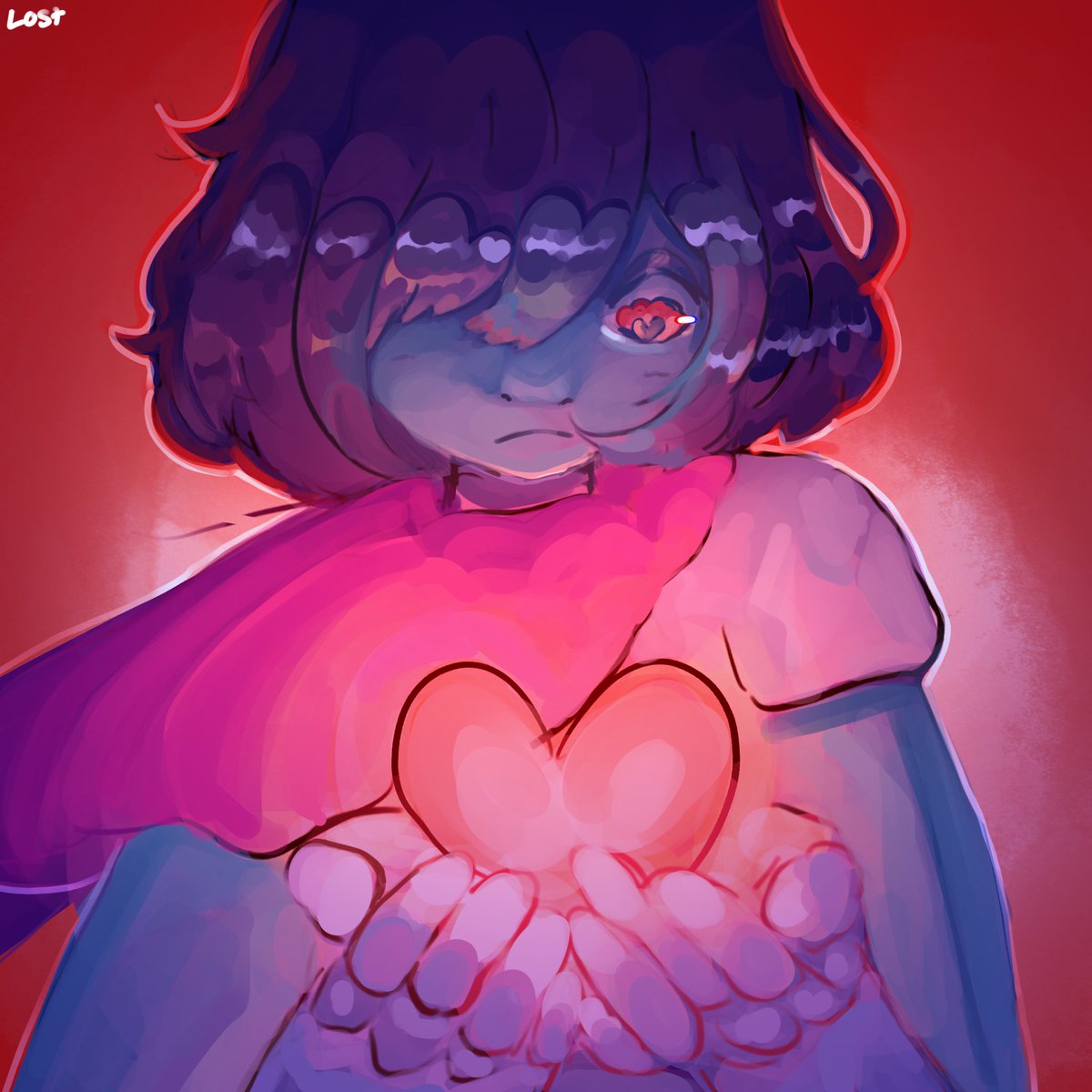lostgloaming's tweet photo. ❤️ #deltarune https://t.co/jMq6GmnHrJ