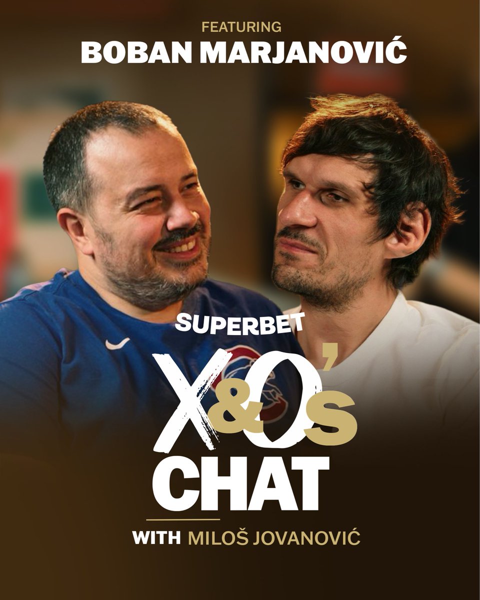 XOsChat's tweet photo. OUT NOW | Boban Marjanović u X&amp;O’s Chat podkastu!

Uživajte! 🎬🙌🏻 https://t.co/MibR8p6sdJ