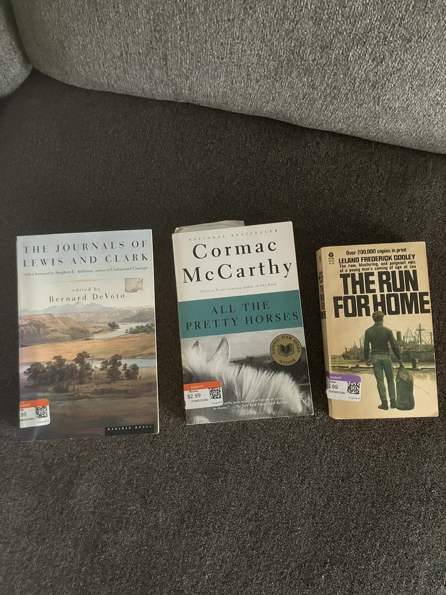 laymensman's tweet photo. Solid haul at Goodwill. 

Dad mode hitting flow slate. https://t.co/cTN7uUR0cq