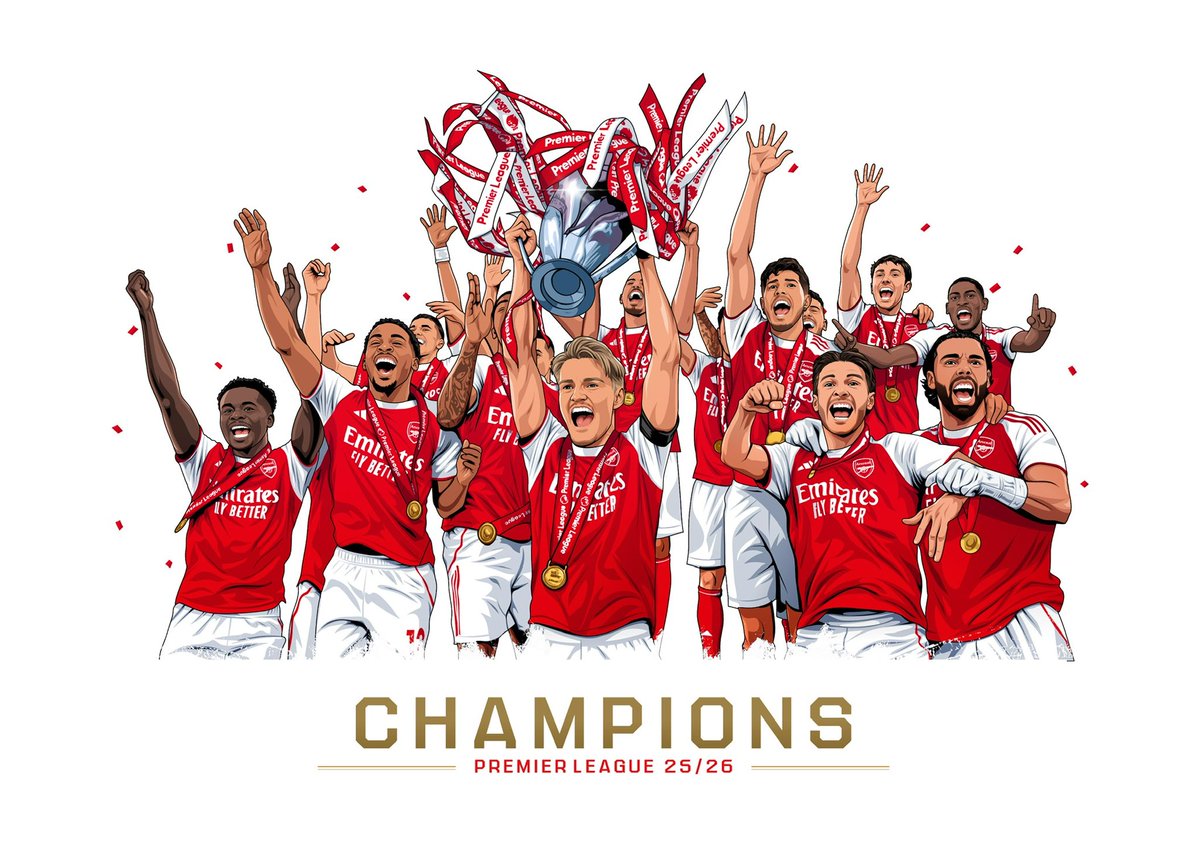 goonerdave66's tweet photo. Arsenal Champions 2026 Alphabet Competition question.

The book’s cover is an adaptation of @GunnerBallZ Champions illustration. 

To WIN an A3 Champions print, follow us both, RT this post &amp; guess  what N is for ……? 

The book can be preordered here: https://t.co/ov1GP52SNx https://t.co/jMtZaxwCXg