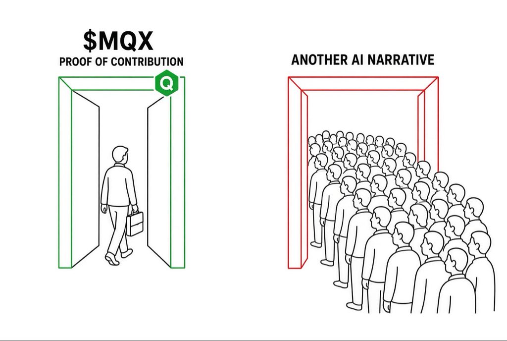 NikeumeadiNike's tweet photo. If the room is packed, the work already left.
$MQX is the quieter door.
That’s the one I take.
@maiqfinance https://t.co/crseWGPUxO