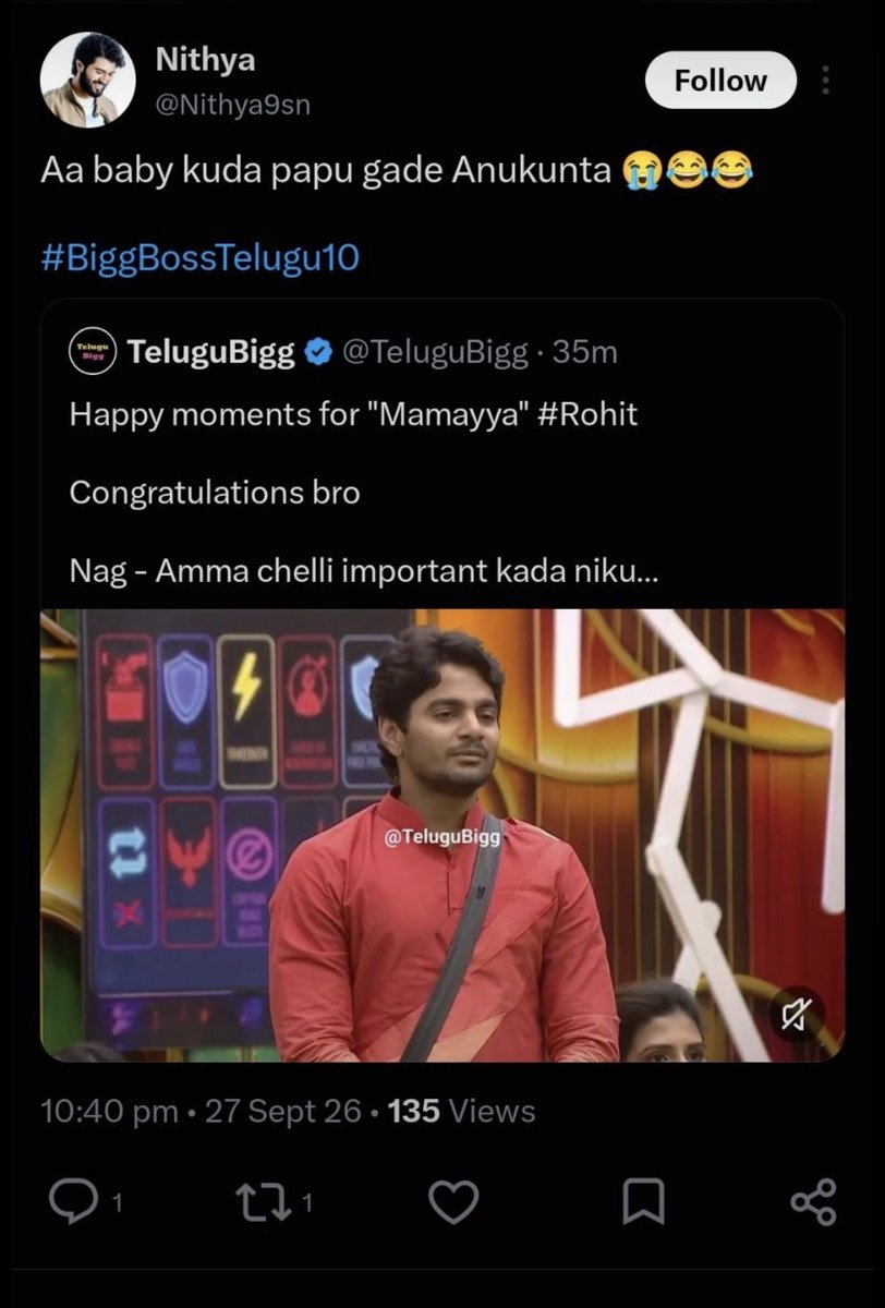 kumar92699's tweet photo. New ga puttina baby ni kuda vadhaltla thrigun fans 
Mari intha humanity lekunda ala vunataru ra babu 
Vade kadhu vadi fans kuda anthe 🤮🤮🤮🤮🤮🤮🤮🤮🤮
Chepputho kottali elanti na kodukulni 🤬🤬🤬🤬🤬
#BiggBossTelugu10 https://t.co/4aUk8s0goH