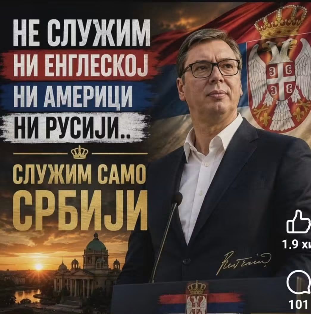 JustAddCream88's tweet photo. @jedanjepasha Srbija ne sme da stane! Srbija ubedljivo pobeđuje! https://t.co/Xf9JEjhmTA