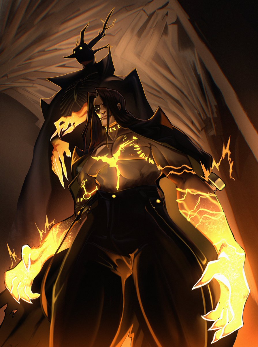 metaphysiciands's tweet photo. Devotee of the hidden king Victor.
Original design by @/ulsae1995.
#deadlock #deadlockfanart https://t.co/Vn7zFyGOBp