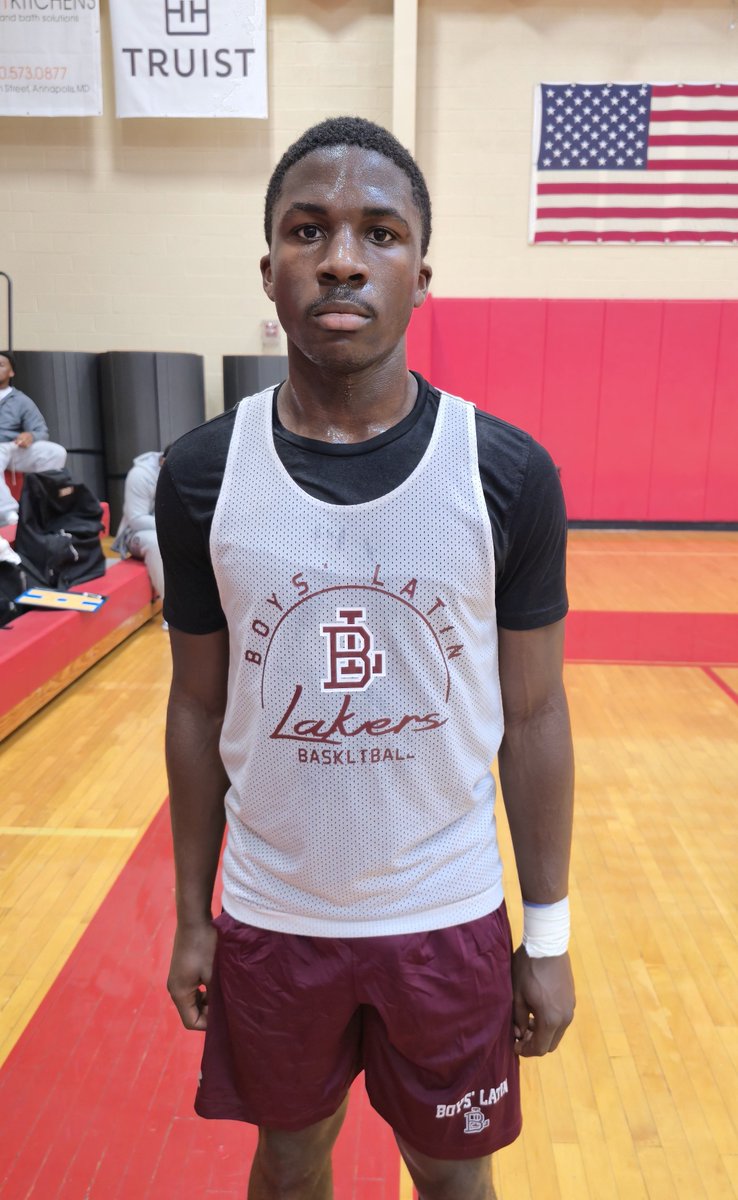 MarcusHelton's tweet photo. 2028 guard Noah Sulaiman had 22 points and 2029 guard Brayden Whitaker 13 to lead Boys Latin (MD) to a 46-38 win over Bridgeport United (CT) at DMV Hoop Madness. @boyslatinbball https://t.co/Oj3BWonIRD