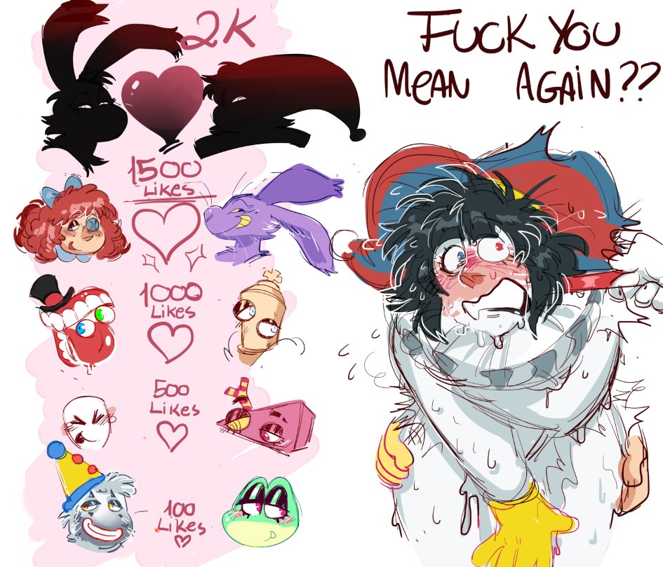 P1nkTanuki's tweet photo. Thank you all for the 2k followers, as a celebration, why dont we try this again, shall we?
#tadcnsfw #genitalcircus https://t.co/7WIZaySQae