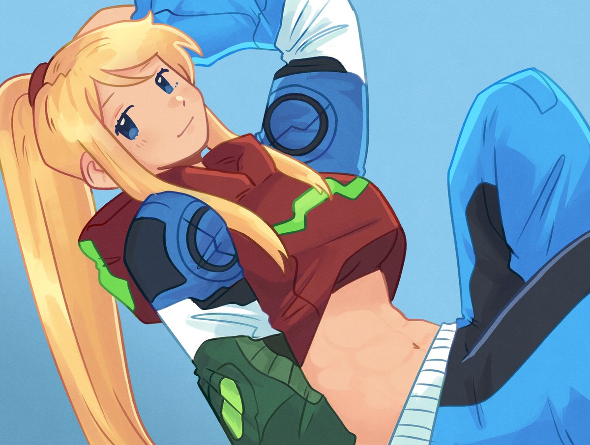 inkopolis's tweet photo. [metroid] just hangin out https://t.co/k56QGzTJFO