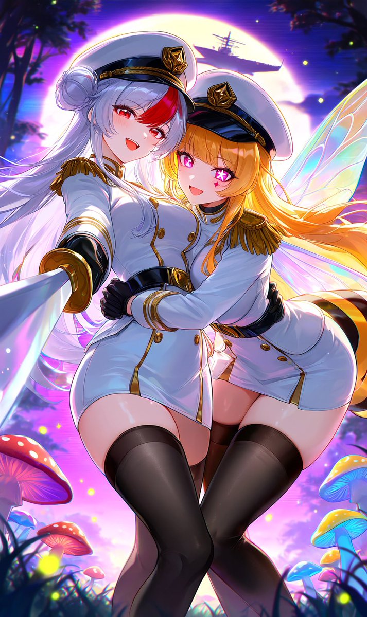 subby_diana's tweet photo. The Hive and the New World Order are forever allies 🤍💛

@BeeQueenMelissa even wanted me to visit, so she could try on one of our uniforms~

She looks amazing as an Elite Guard, am I right or am I right?~ https://t.co/08Nmjq9Y4V