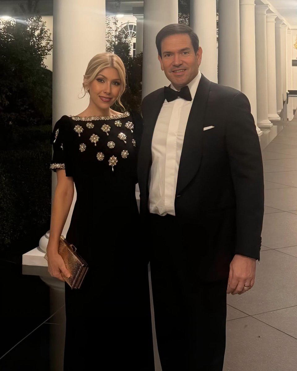 TrumpDailyPosts's tweet photo. Many are favoring Secretary of State Marco Rubio for Presidency in 2028.

The number one reason they are saying is Rubio is a unifying figure, among the many successes he has had as Secretary of State.

Marco and his wife Jeanette, pictured here at the White House, certainly would make a great President and First Lady.