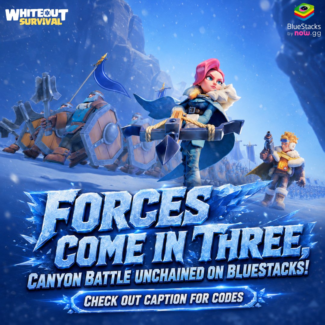 oliviajonesrfbr's tweet photo. Three-way canyon clashes are live, and the Citadel is up for grabs! Ancient ruins reveal new mysteries, so stock up before entering the battle. Redeem these active gift codes: gogoWOS and GuDokYTKOR. Claim your foothold in the frozen canyon now! https://t.co/M3S3Z8dRe2