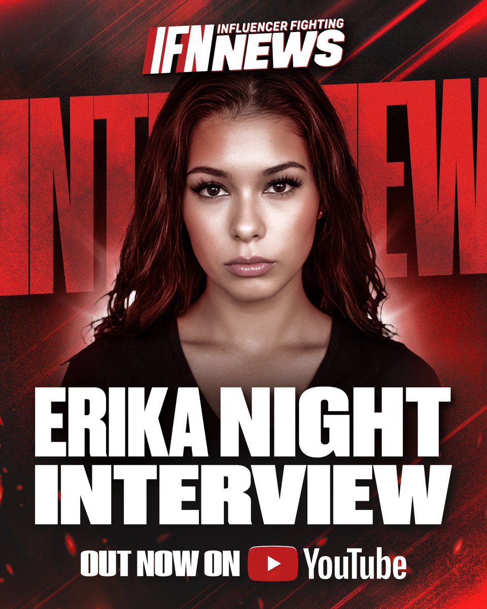 IfnBoxing's tweet photo. Our interview with Erika Night is out now on the IFN YouTube channel! 🎥🔥

Ahead of her long-awaited Misfits debut against Carla Jade for the Women’s LW Championship, Erika talks about her journey and everything on the upcoming fight! 👀🥊🗣️

▶️: https://t.co/gml0f2js79

#MisfitsBoxing #ErikaNight #CarlaJade #IFNBoxing #Boxing