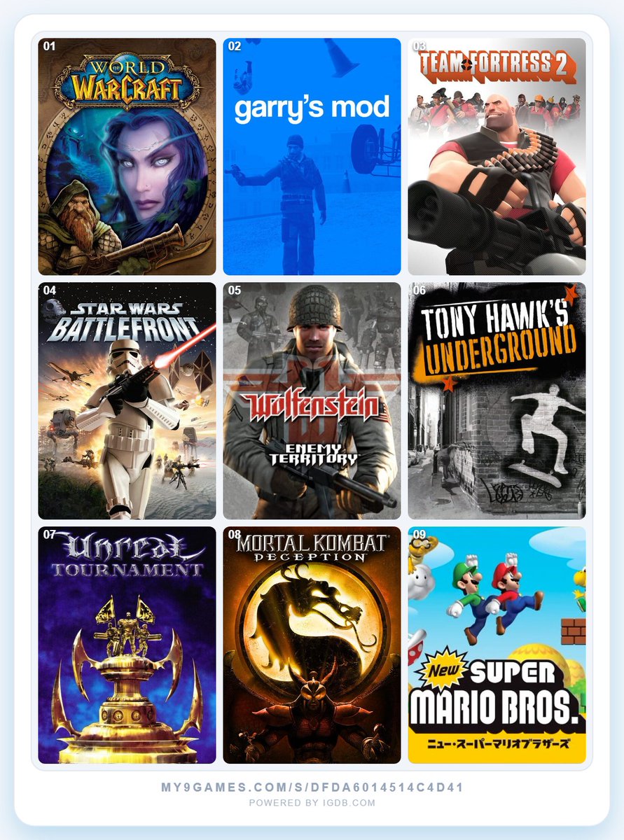 feint3D's tweet photo. Oooh that's fun, I want to share the top 9 games of my childhood!! :D So many stories or memories about each lol https://t.co/gtC3gucSgI