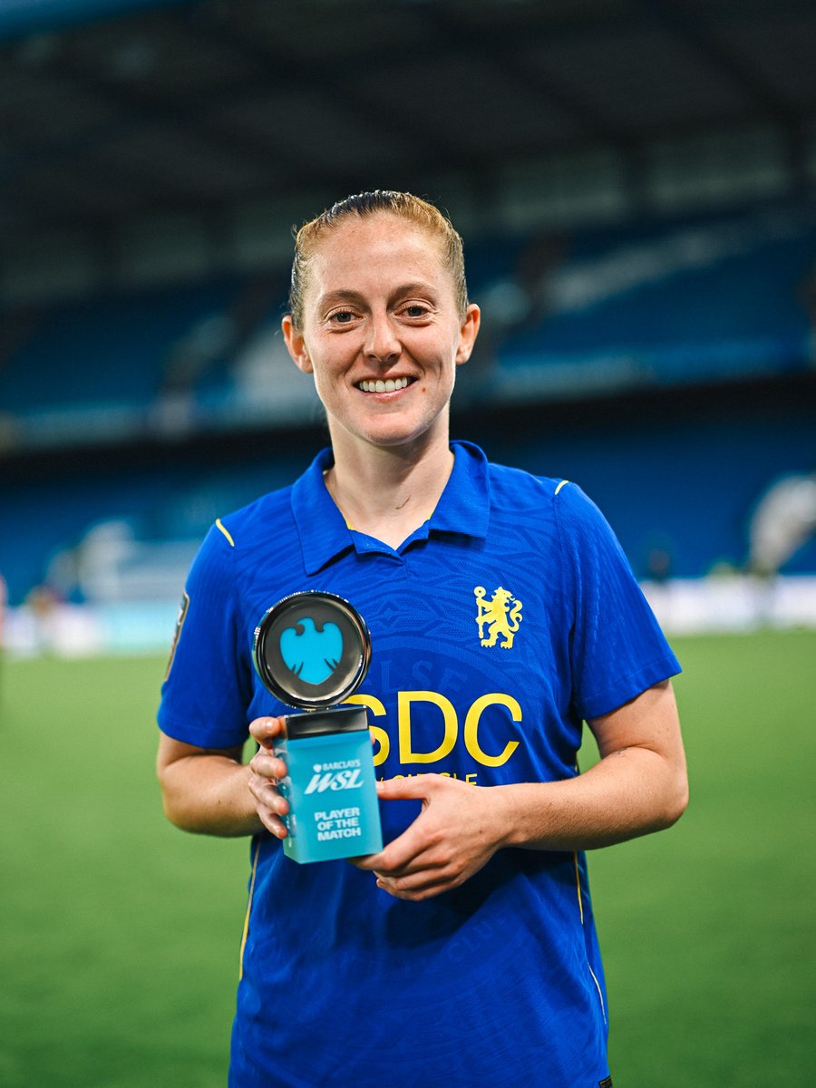 ChelseaFCW's tweet photo. Keira Walsh is the @BarclaysWSL Player of the Match! 🏆

Well deserved, Keira! 👏 https://t.co/oMTQk2eThM