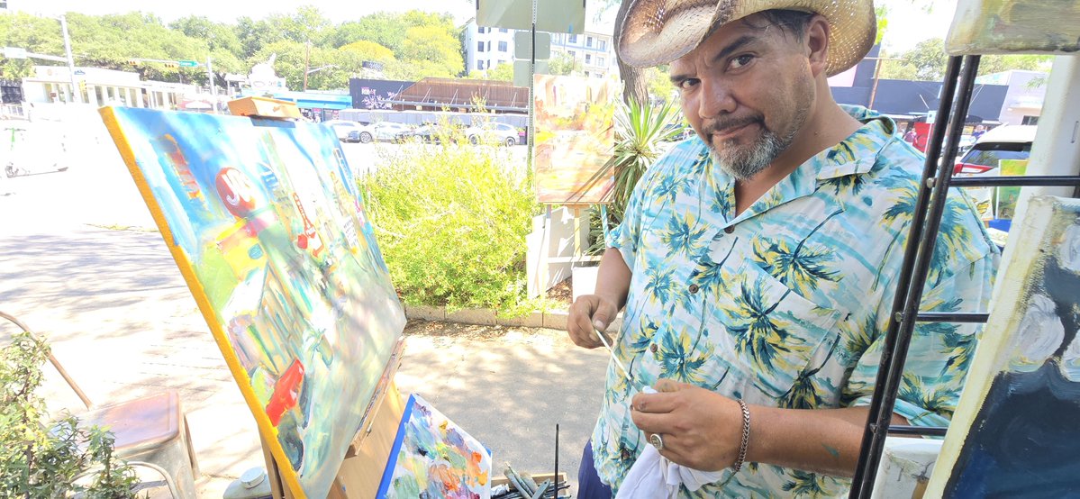 jerrel_sustaita's tweet photo. #austin #artshow #livelocalartist
At Jo's Coffee on Congress https://t.co/lTcUrIqQFV
