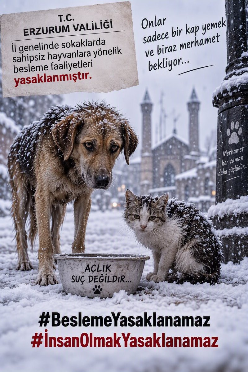 emree55555555's tweet photo. BESLEME YASAKLANAMAZ Bir lokma mamayla gözlerinin içi gülen o canların mutluluğunu ellerinden almayın #BesleVeYasat https://t.co/CH4UUBZv0d