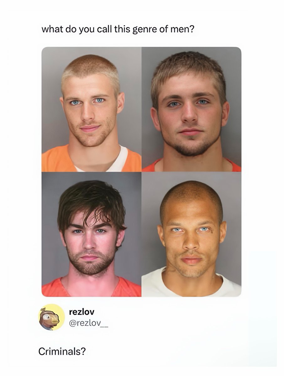 johnwilliamsp6f's tweet photo. Mugshots occupy a strange place in internet culture: created for identification, some go viral because the person looks unusually photogenic. Memes and debates about “attractive criminals” follow, but a striking photo is still tied to an arrest. https://t.co/lVIhP4pUl4