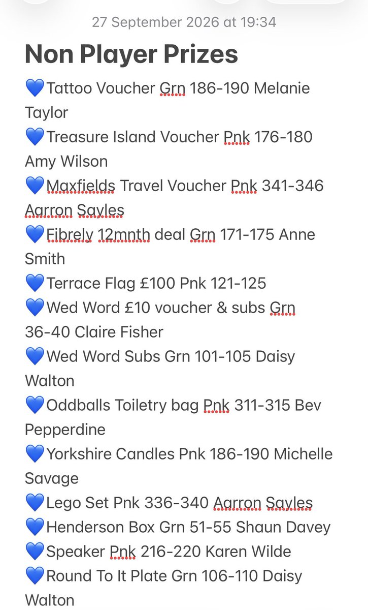 WAWAW_FBGROUP's tweet photo. WINNERS 🎉🎉🎉

Guys I’ve typed up all of our lucky winners. I will start contacting people tomorrow but first we need a few hours to chill and I’m up for work at 5am 🙈🤣

Thank you everyone for playing, supporting and being awesome as always 💙🦉

WAWAW https://t.co/b4yWF8P2x1