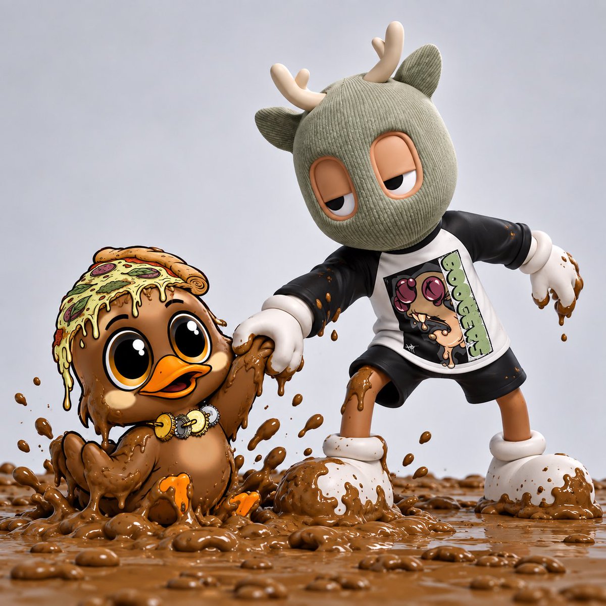 TophDotArt's tweet photo. Saw this little guy and had to pull him out of the mud and take him home to the forever pond https://t.co/kYXiOpQS1c