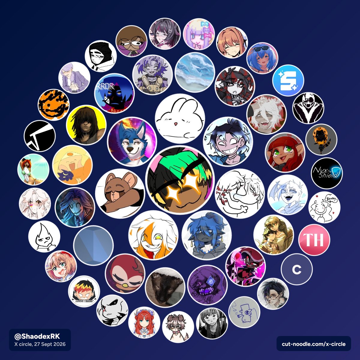 ShaodexRK's tweet photo. 🌟-💛💜TIME FOR TWITTER MY INTERACTION CIRCLE!!!🔘👀
⭐️This is my fifth take actually..but my first time posting it!!, the ones who are mentioned on my Circle..HEYOOO!!!!🔥🔥🔥
—RK/Rokku/Shaodex🦇
-To the ones I seen before...YOUR WELCOMED!!😆
#CreatorPost #RK_Post #randompost https://t.co/u4QKdjgPPg