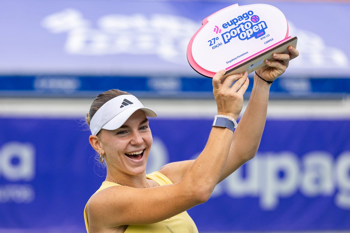 FlashTennisBE's tweet photo. [WTA 125 Porto 🇵🇹]

Troisième titre WTA 125 de la saison pour Maria Timofeeva 🇺🇿 (WTA 88) !

Elle remporte la finale 7-6, 6-2 face à Reese Brantmeier 🇺🇲 (WTA 385).

Elle s'était déjà imposée à Istanbul et Bol cette saison.

#PortoOpen https://t.co/gswo57JyQR