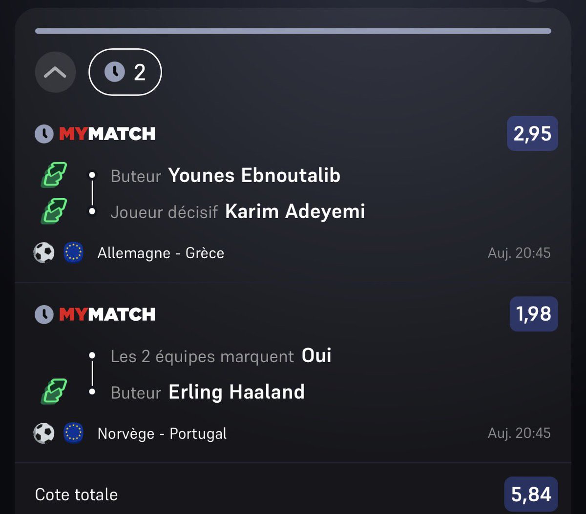 rayanefdj's tweet photo. Je vous partage mon fun pour ce soir la famille ⚽️ N’hésitez pas à prendre le VIP pour toutes les infos et les détails, tout se passe sur mon Snap : rayane-islm. Bonne chance à tous #Prono #Pronostic #PariSportif #Football #Betting #Tips #VIP #Combi #Buteur #Cote #PronoFoot https://t.co/nk7eHkyhDR