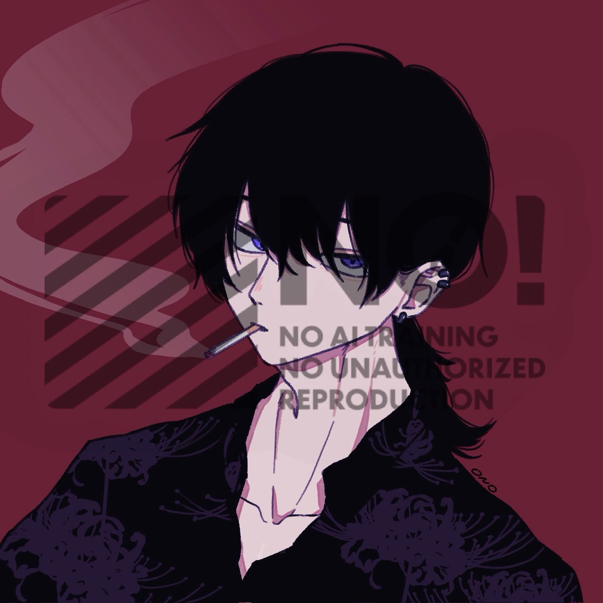 ono_250's tweet photo. これはダチに向けて描いたメロ男アイコンです https://t.co/49aSExtmLq